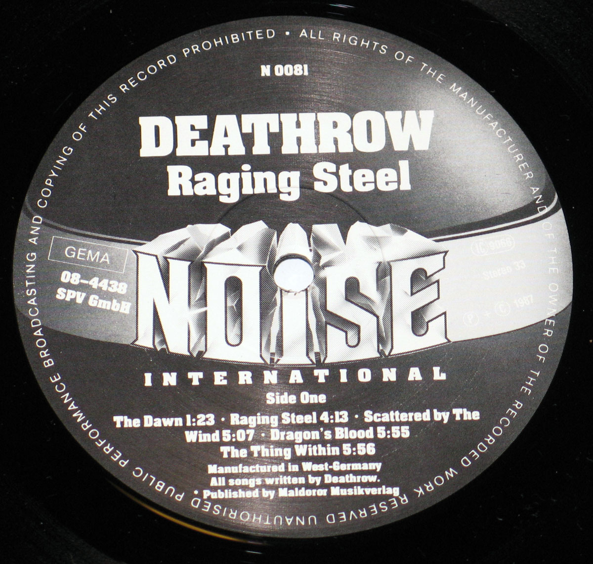 High Resolution Photo DEATHROW Raging Steel 